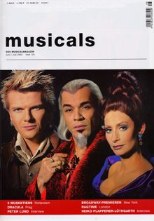 Musical Zeitschrift Musicals Titelbild