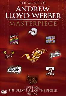 DVD Andrew Lloyd Webber Masterpiece Live Concert