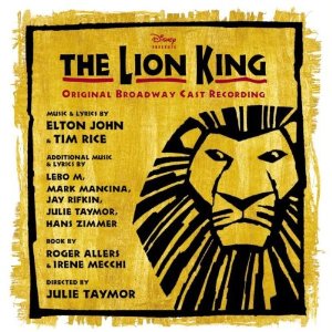 CD The Lion King Broadway Cast
