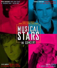 Plakat Musicalstars in Concert