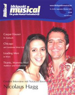 Zeitschrift Blickpunkt Musical Ausgabe 2 © Blickpunkt Musical